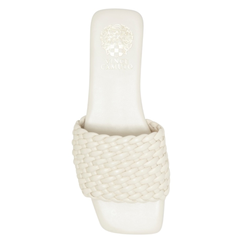 VINCE CAMUTO ARISSA SLIDE SANDAL Creamy White Size 5.5 NIB